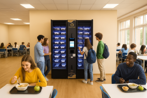 Distributeur repas ecole