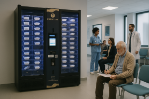 Distributeur repas hopital
